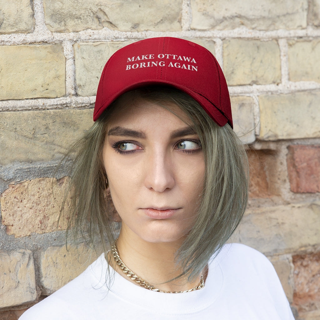 Make Ottawa Boring Again Unisex Twill Hat