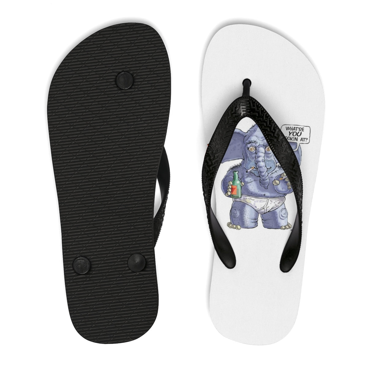 Elmer the Elephant Unisex Flip-Flops