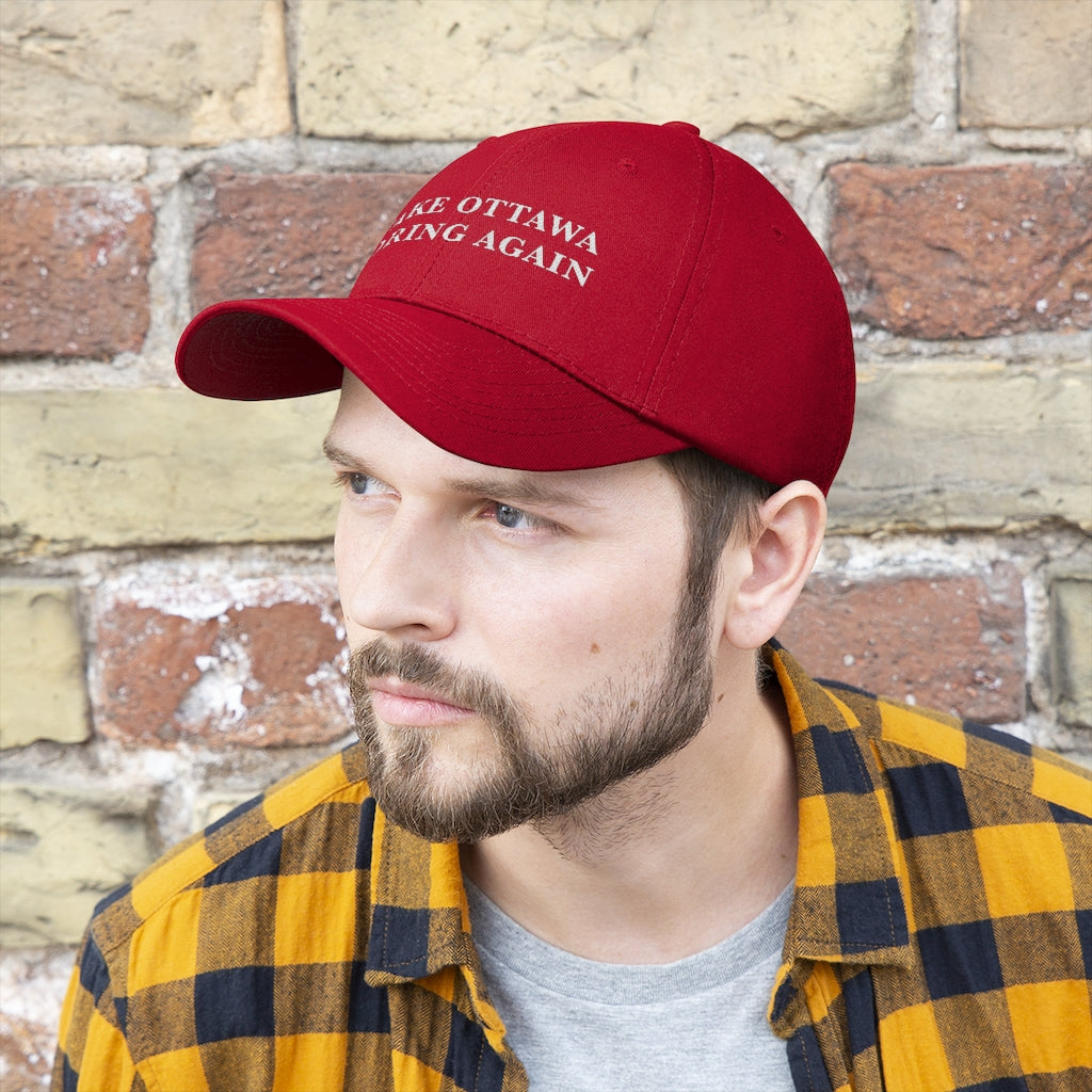 Make Ottawa Boring Again Unisex Twill Hat
