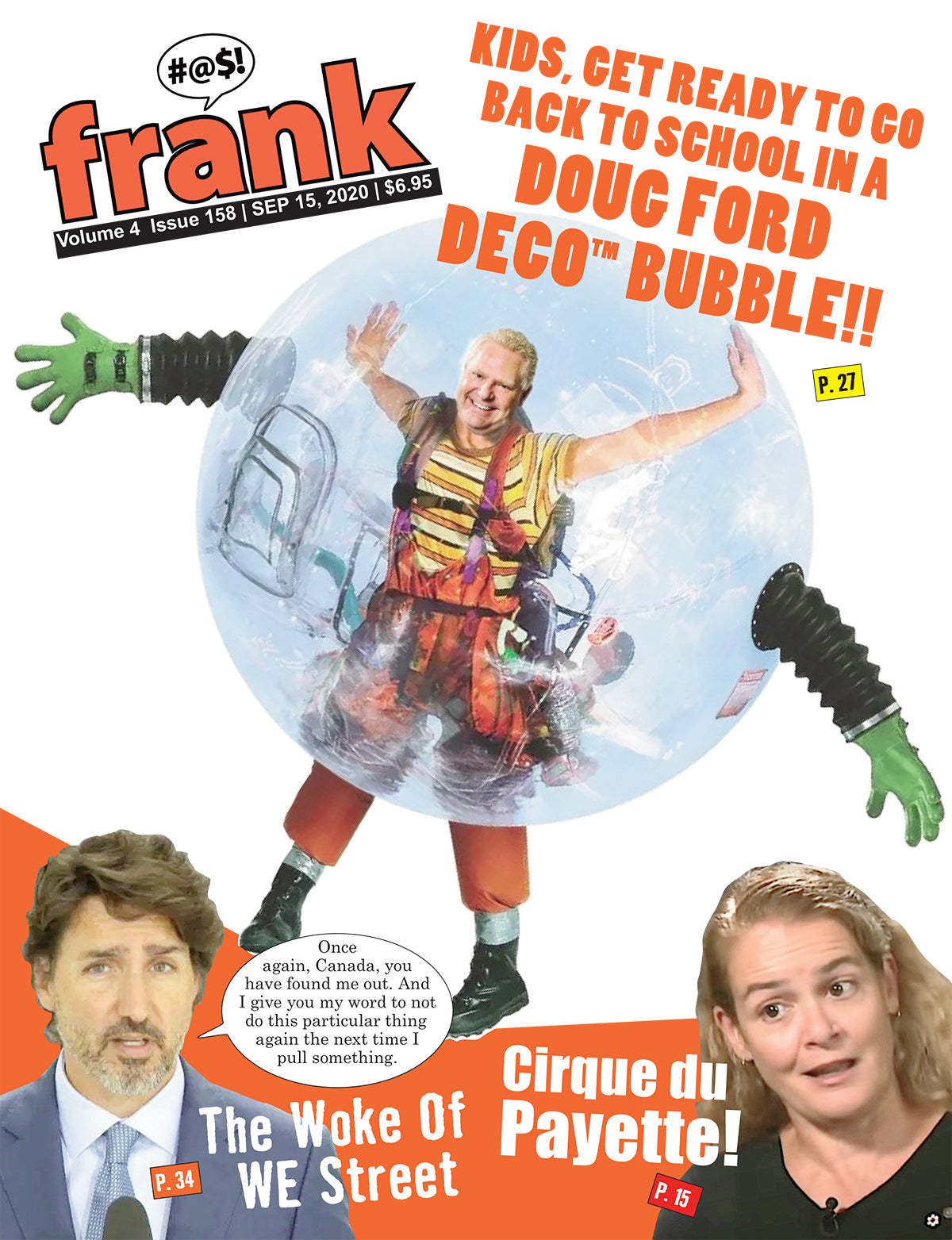 Vol 4, Issue 158 - Frank Magazine National Edition, Electronic Download (PDF)