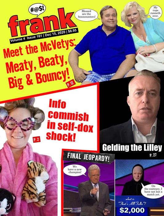 Vol 4, Issue 161 - Frank Magazine National Edition, Electronic Download (PDF)