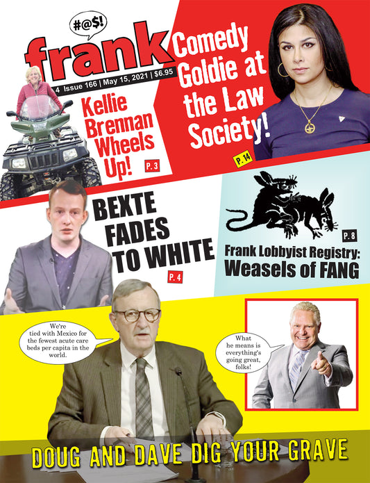 Vol 4, Issue 166 - Frank Magazine National Edition, Electronic Download (PDF)