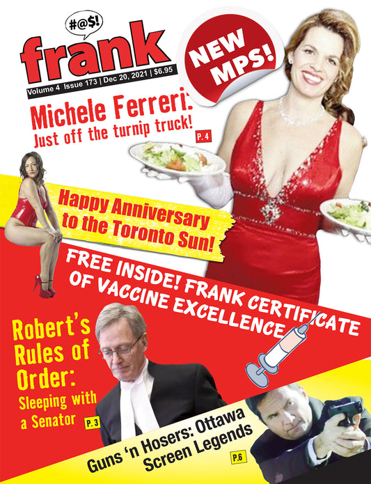 Vol 4, Issue 173 - Frank Magazine National Edition, Electronic Download (PDF)