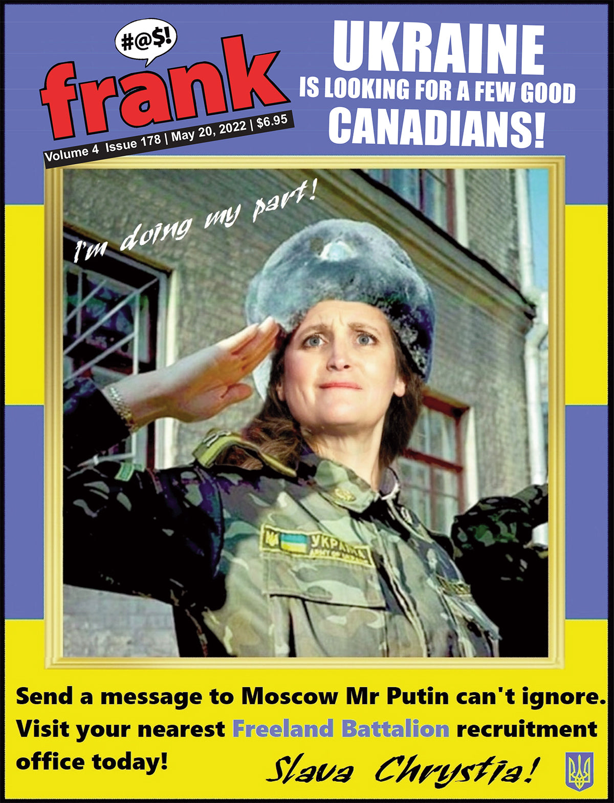 Vol 4, Issue 178 - Frank Magazine National Edition, Electronic Download (PDF)