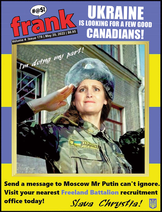 Vol 4, Issue 178 - Frank Magazine National Edition, Electronic Download (PDF)
